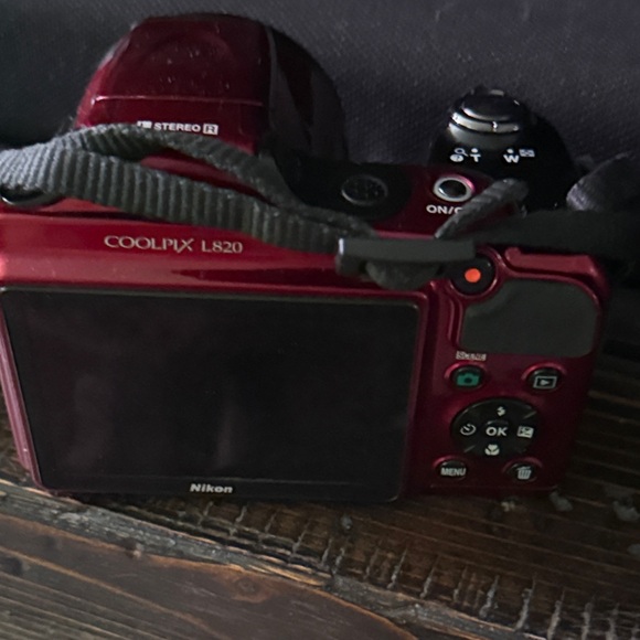 Nikon Burgundy Digital Camera with 30x Zoom - Picture 7 of 7